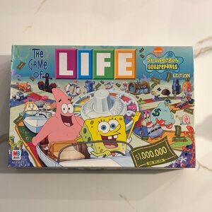 The Game of Life: SpongeBob SquarePants Edition - Colorful Family Board Game